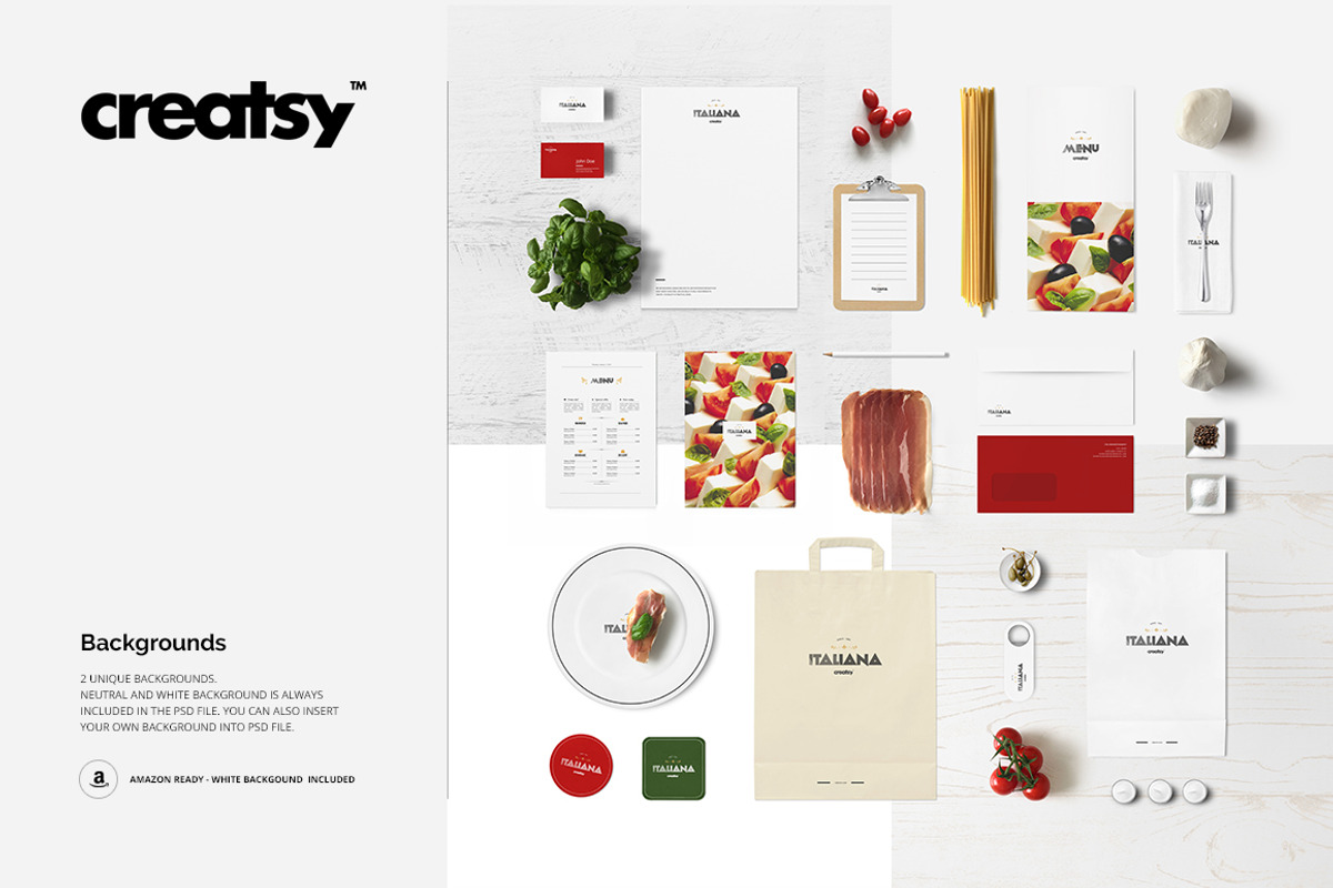 Italian Restaurant Mockup, a Mockup by Creatsy (Photo 4 of 6)