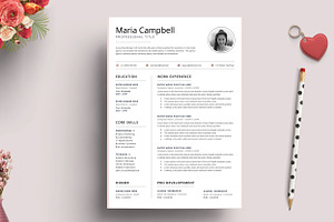 Clean Resume/CV Word