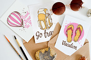 Travel And Vacation, an Object Illustration by Mona Monash (Thumbnail 5 of 7)