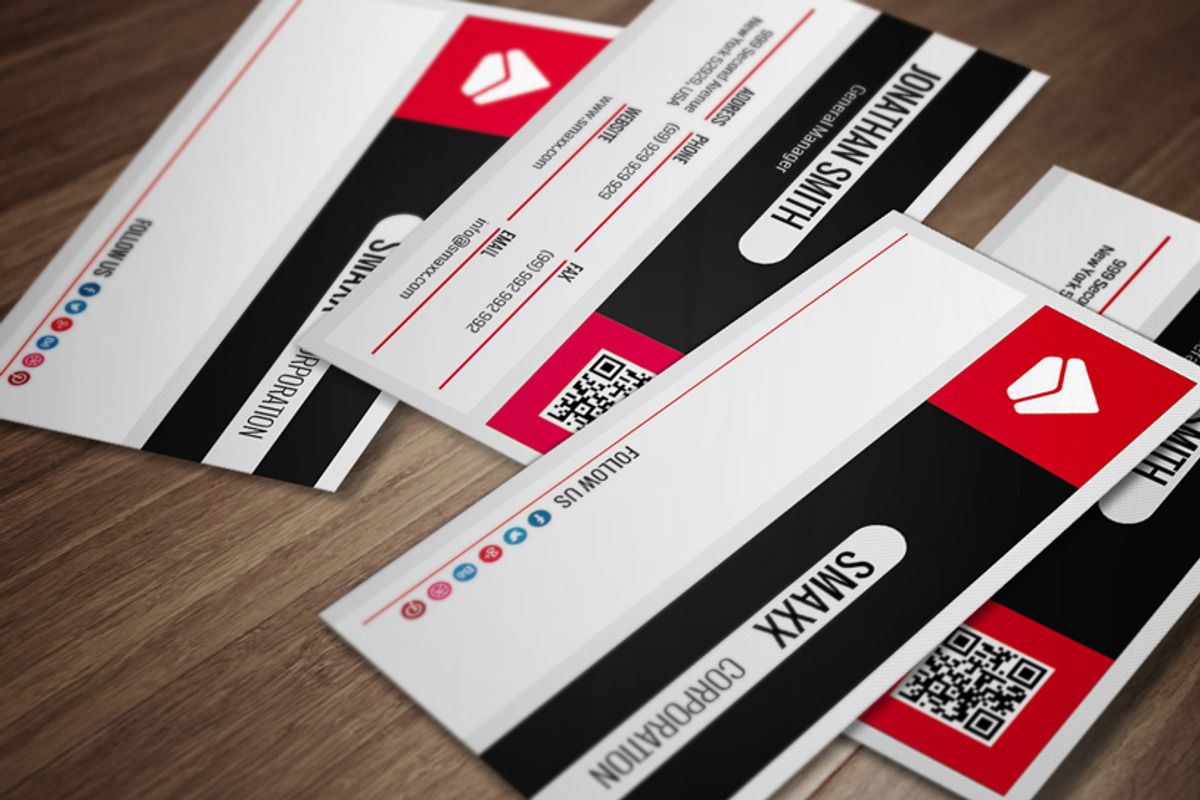 Corporate Business Card CM037, a Business Card Template by annozio (Photo 1 of 4)