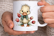 Whimsical Easter Animals Clipart PNG, an Illustration by Canvas Craft (Thumbnail 4 of 7)