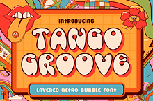 Tango Groove Layered Retro Bubble