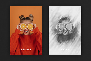 Smudged Pencil Effect For Posters