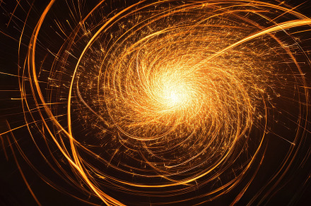 Abstract Golden Light Rays & Sparkle, a Background Photo by Virgo Studio