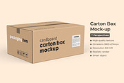 Rectangle Carton Box Mockup, a Packaging Mockup by Ram Studio LLC (Thumbnail 1 of 9)