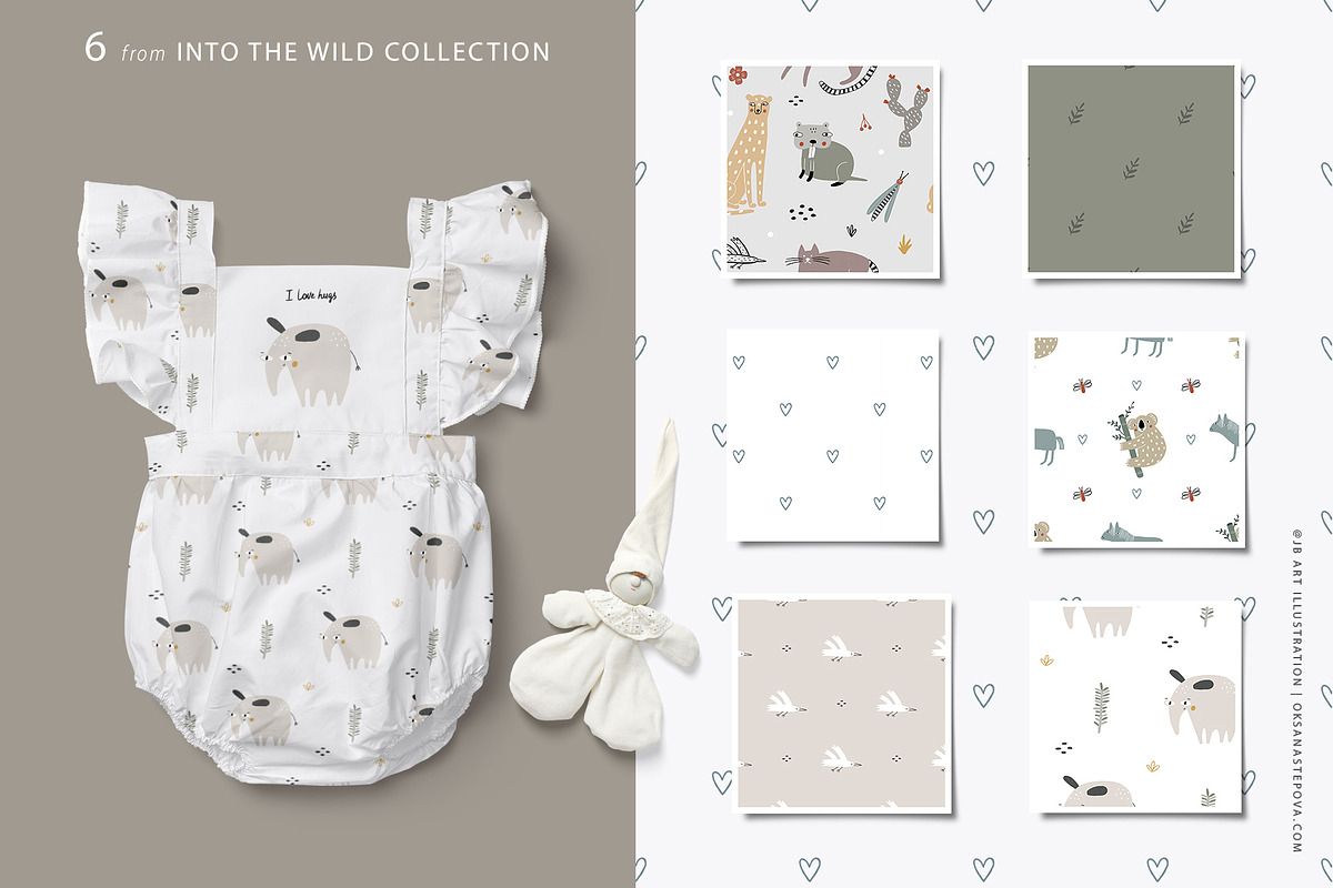 Pattern Bundle for Kids | 162, a Pattern Graphic by Oksana Stepova (Photo 2 of 37)