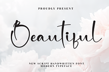 Beautiful | Script Font