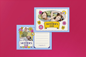 Pastel Mother's Day Greeting Card, a Card Template by graphicook