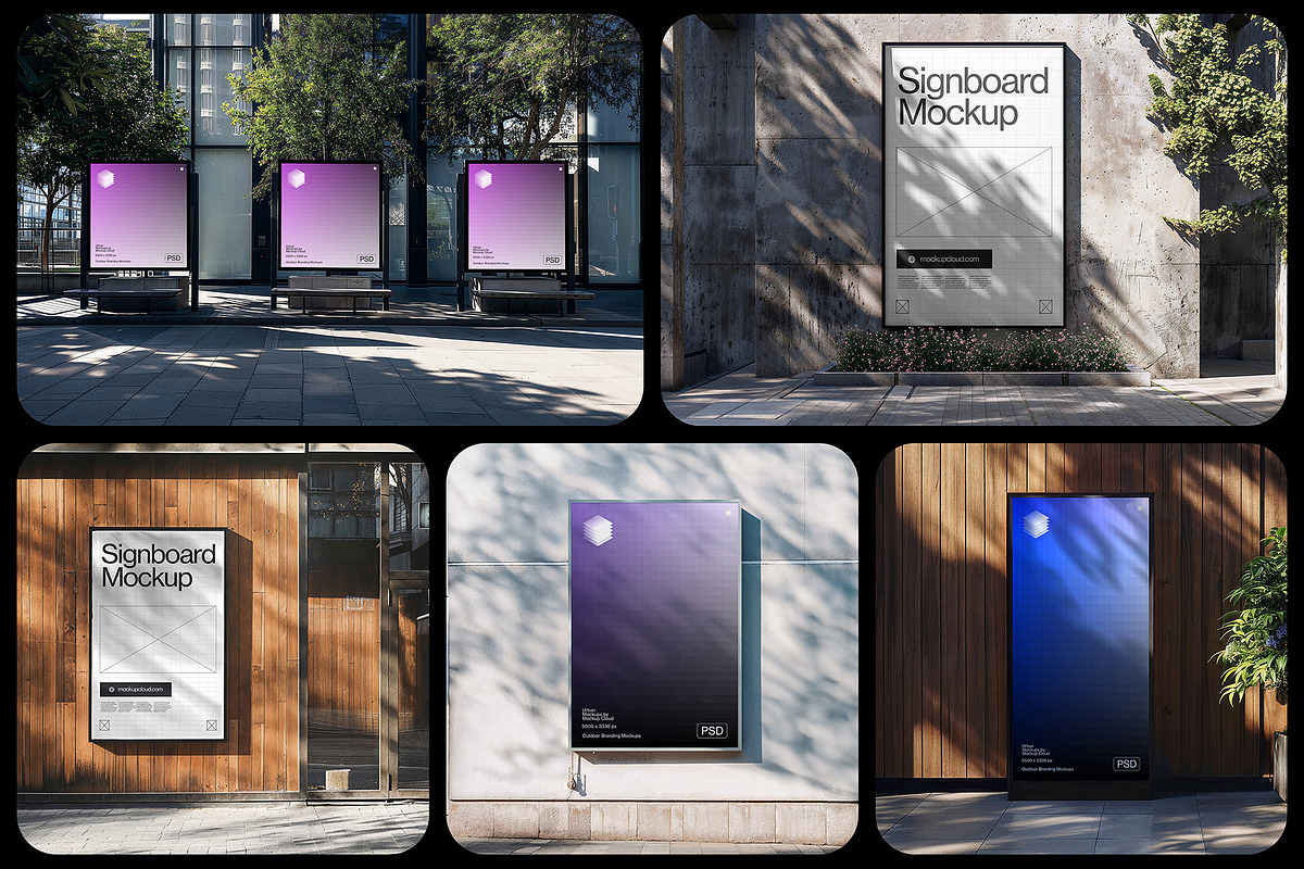 City Advertising Mockups Bundle, an Advertising Mockup by Mockup Cloud (Photo 13 of 41)