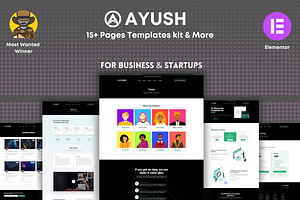 Ayush - WordPress Theme Elementor