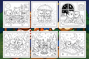 Cozy Friends Comfy & Cute Coloring, an Animal Illustration by Coco Bloom (Thumbnail 2 of 3)