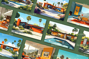 60 Mid Century House Illustrations, a Decorative Illustration by Incomelion (Thumbnail 8 of 13)