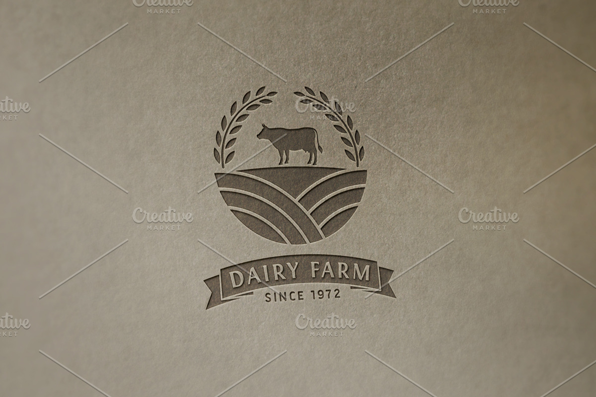 Dairy Farm Logo, a Branding & Logo Template by Martin-Jamez (Photo 3 of 4)