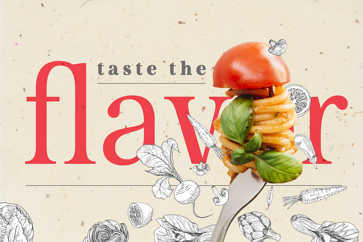 Goodfood Font Family, a Serif Font by MaGo (Photo 3 of 7)
