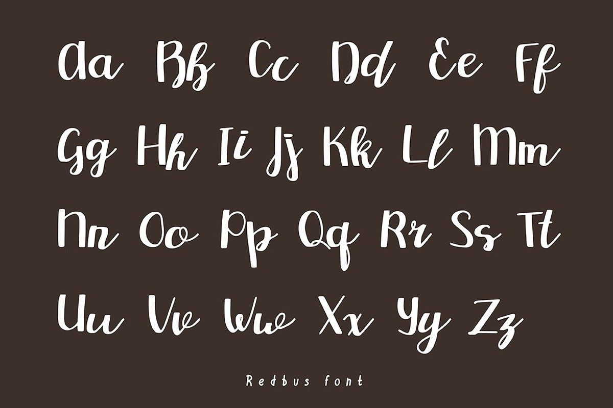 Redbus Handwritten Script preview 2
