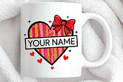 Personalized Kid Name Valentines Png, an Illustration by DreamPrint404 (Thumbnail 3 of 6)
