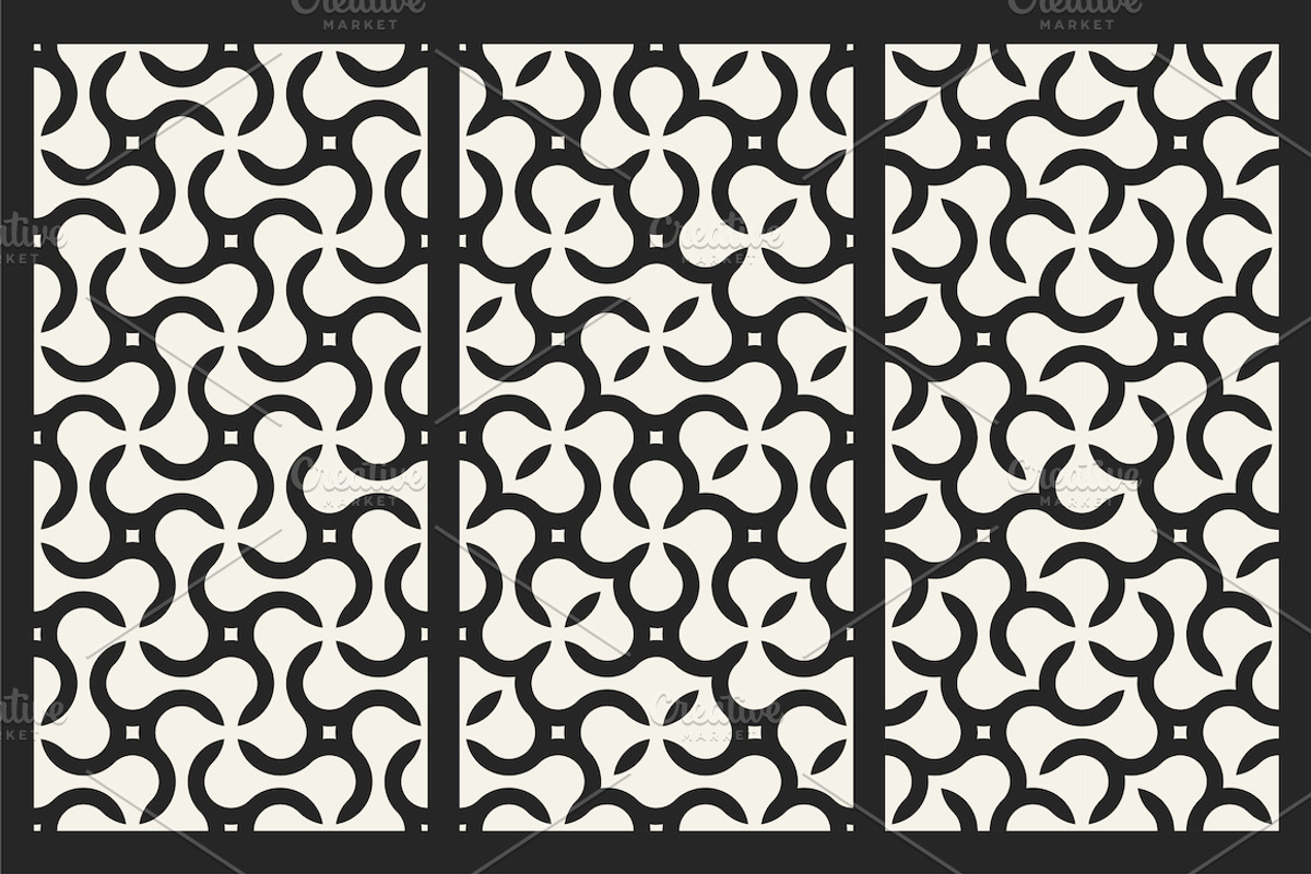 Vector seamless monochrome patterns, a Pattern Graphic by ExpressShop (Photo 9 of 10)