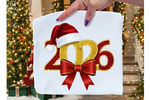 Glitter Happy New Year 2026, an Illustration by Libby Wishes