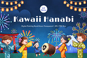 Kawaii Hanabi Japanese Festival, a Person Illustration by CreativeValuation (Thumbnail 1 of 10)