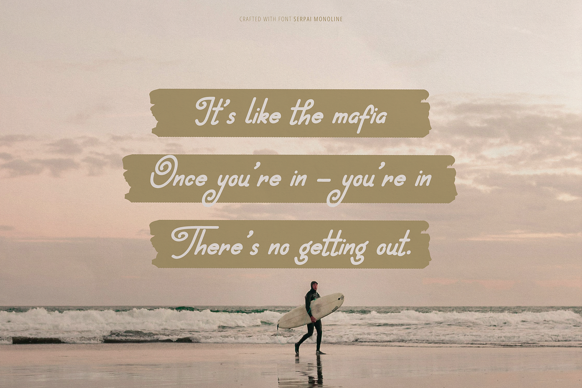 Serpai Monoline | Handwritten Font, a Handwritten Font by gracetype_studio (Photo 7 of 17)