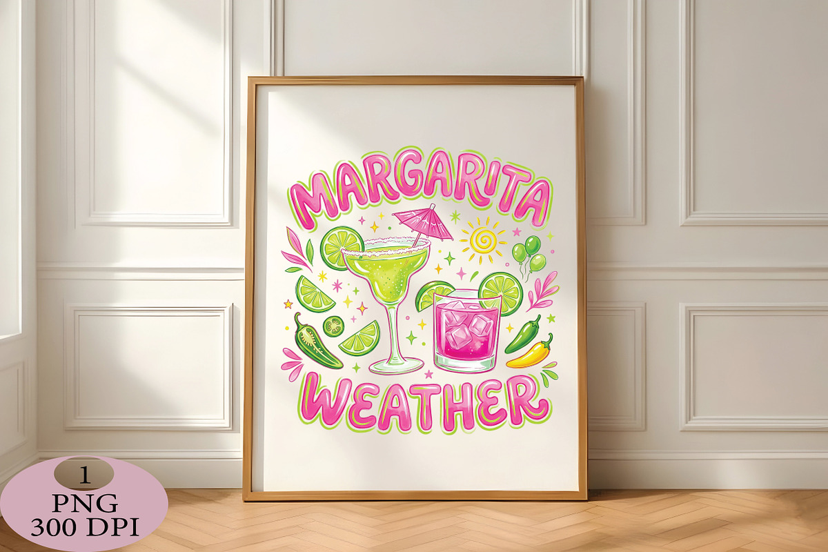 Summer Margarita Weather PNG, an Illustration by Daily.Designs (Photo 2 of 5)