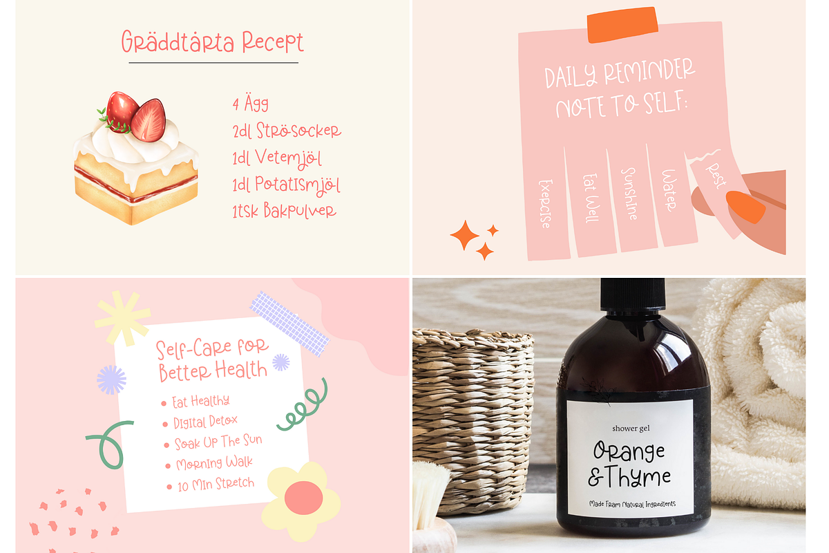 Digital Planner Font Bundle, a Handwritten Font by Sofia Skoog (Photo 3 of 12)