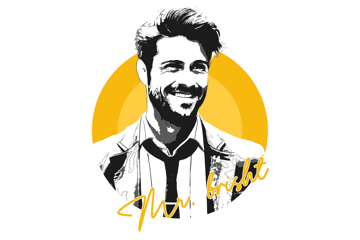 Vector Illustration Portrait Creator, a Brushes & More by INTENTFX (Photo 7 of 9)