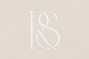 RS monogram logo, a Branding & Logo Template by LINKED LETTERS STUDIO (Thumbnail 1 of 2)