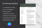 Modern Executive CV Template | Canva, a Resume Template by Lux Resume (Thumbnail 6 of 7)
