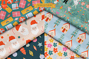 Nutcracker Christmas Pattern Graphic, a Seasonal Illustration by Essentially Nomadic (Thumbnail 7 of 13)