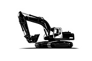 Excavator Construction Vector Bundle, an Illustration by Amazin_art (Thumbnail 10 of 51)
