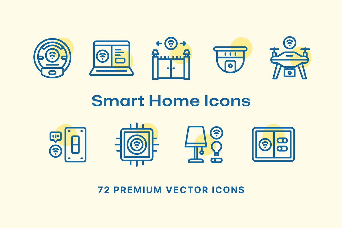 72 Smart Home Icons, a Duotone Icon by Furnace (Photo 1 of 5)