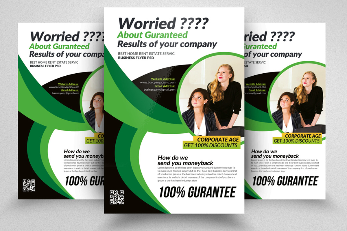 100 Business Flyers Mega Bundle, a Flyer Template by Design Up (Photo 57 of 100)