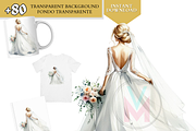 Bride watercolor Wedding from back, a Person Illustration by VM PARTYS  BY TAIRUMA (Thumbnail 2 of 11)
