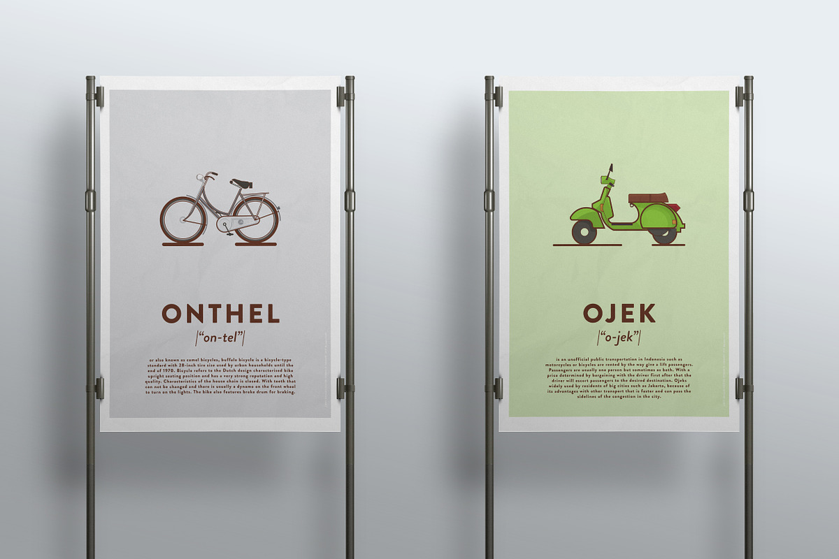 Jakarta Iconic Transportation Icons, an Icon by Rich Raccoon (Photo 5 of 5)