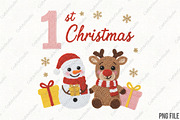 Latch Hook Embroidery 1st Christmas, an Illustration by CraftArtStudio (Thumbnail 1 of 4)