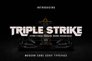 TripleStrike - Modern Sans Serif