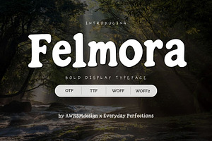 Felmora | Bold Display Font