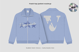 track top jacket mockup, an Apparel Mockup by Voyage Studio