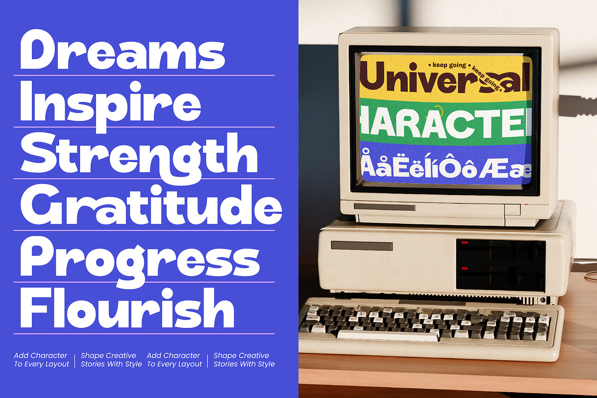 Kindage Bold Rounded Display Font, a Sans Serif Font by timelesstype.co (Photo 4 of 10)