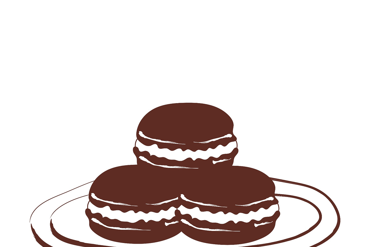 Hand painted bakery line set with, a Food Illustration by okskukuruza (Photo 3 of 3)