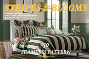 Stripes, Plaids & Floral Pattern, a Pattern Graphic by Essentially Nomadic (Thumbnail 1 of 11)