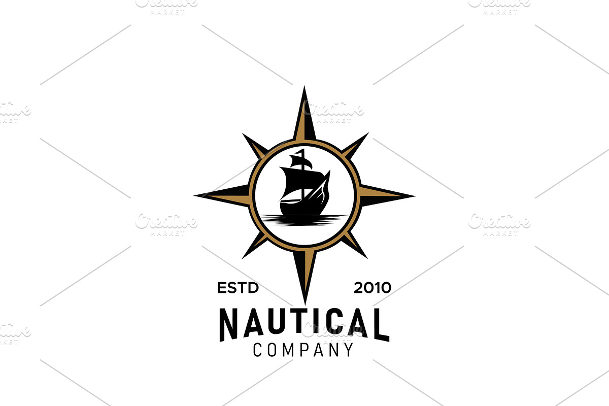 Nautical Ship Logo Design