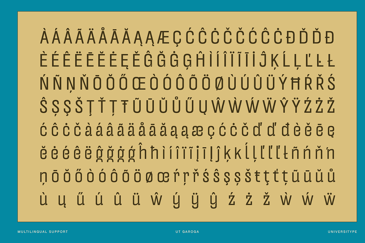 UT Garoga - An Inktrap Sans Serif, a Sans Serif Font by Universitype (Photo 10 of 14)