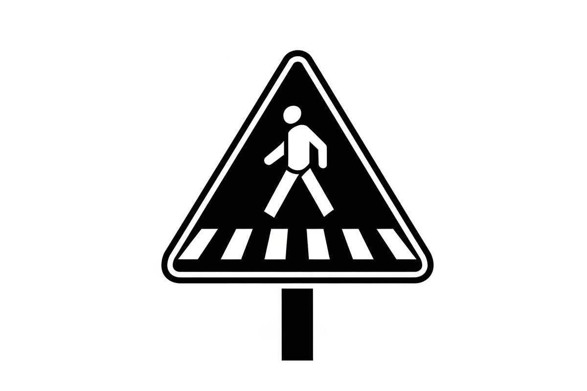 Pedestrian Crossing Safety Icon Set, an Icon by musafir_fashion (Photo 13 of 13)