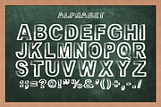 Teacher - Chalk Writing Font Types, a Font by KiddoGlyphs Studio (Thumbnail 3 of 4)