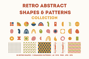 Retro Abstract  Shapes & Patterns