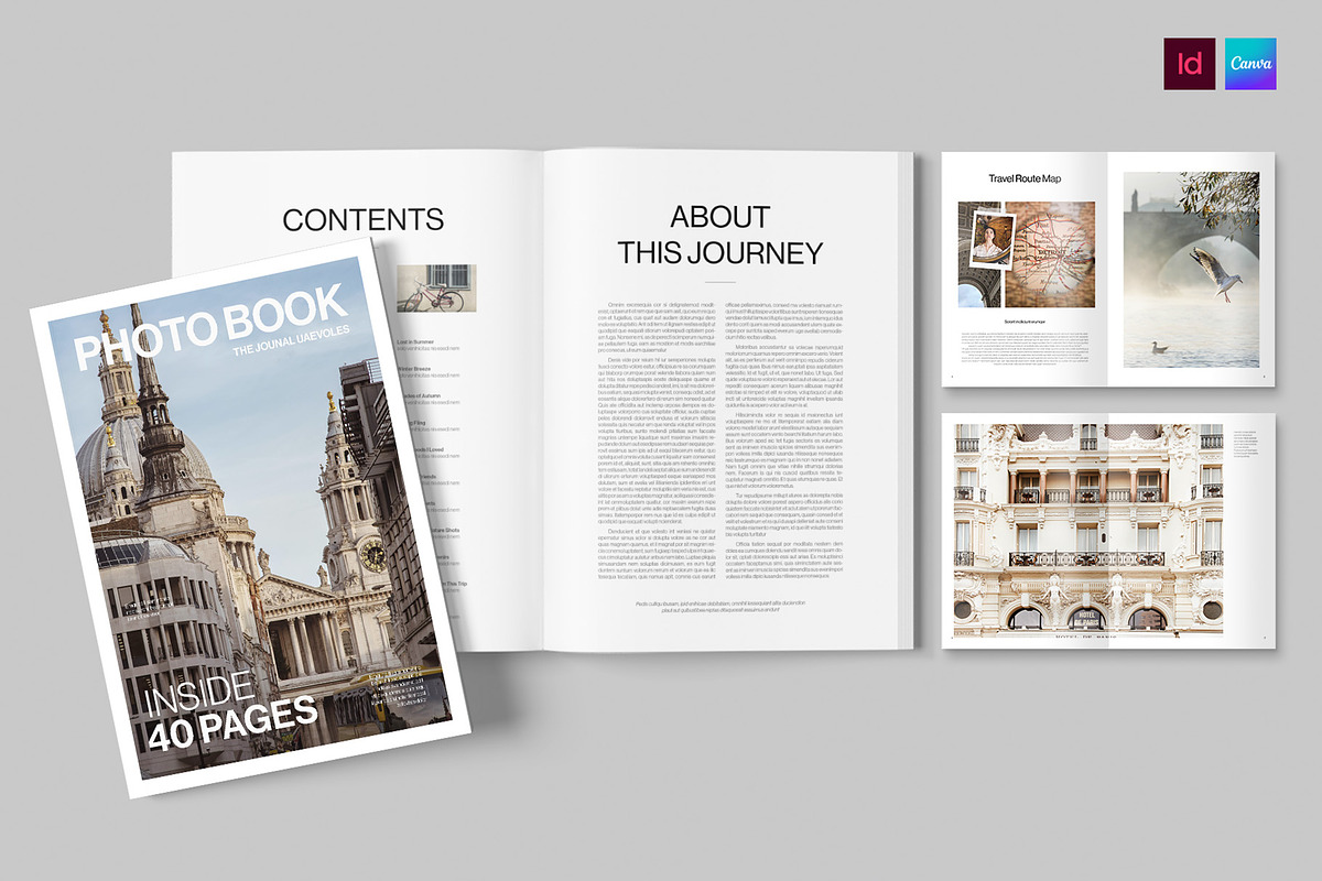 Photo Book Layout, a Brochure Template by BrandPacks
