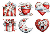 Romance Clipart, an Illustration by Design Market (Thumbnail 4 of 5)