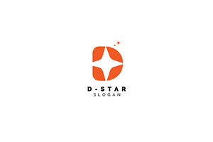 star D alphabet letter logo icon, a Branding & Logo Template by OmerStudio